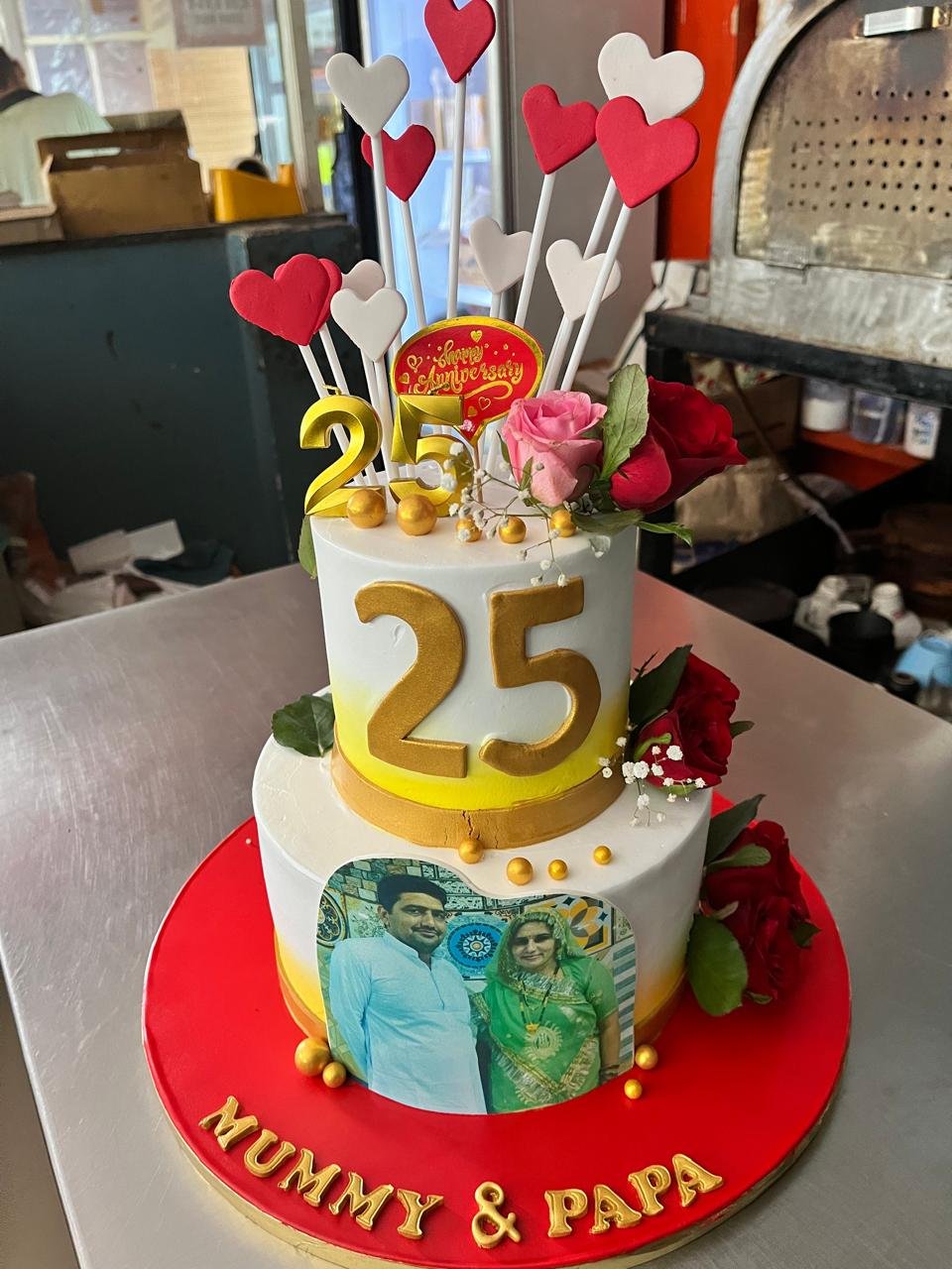 Pistachio Rose Fresh Cake