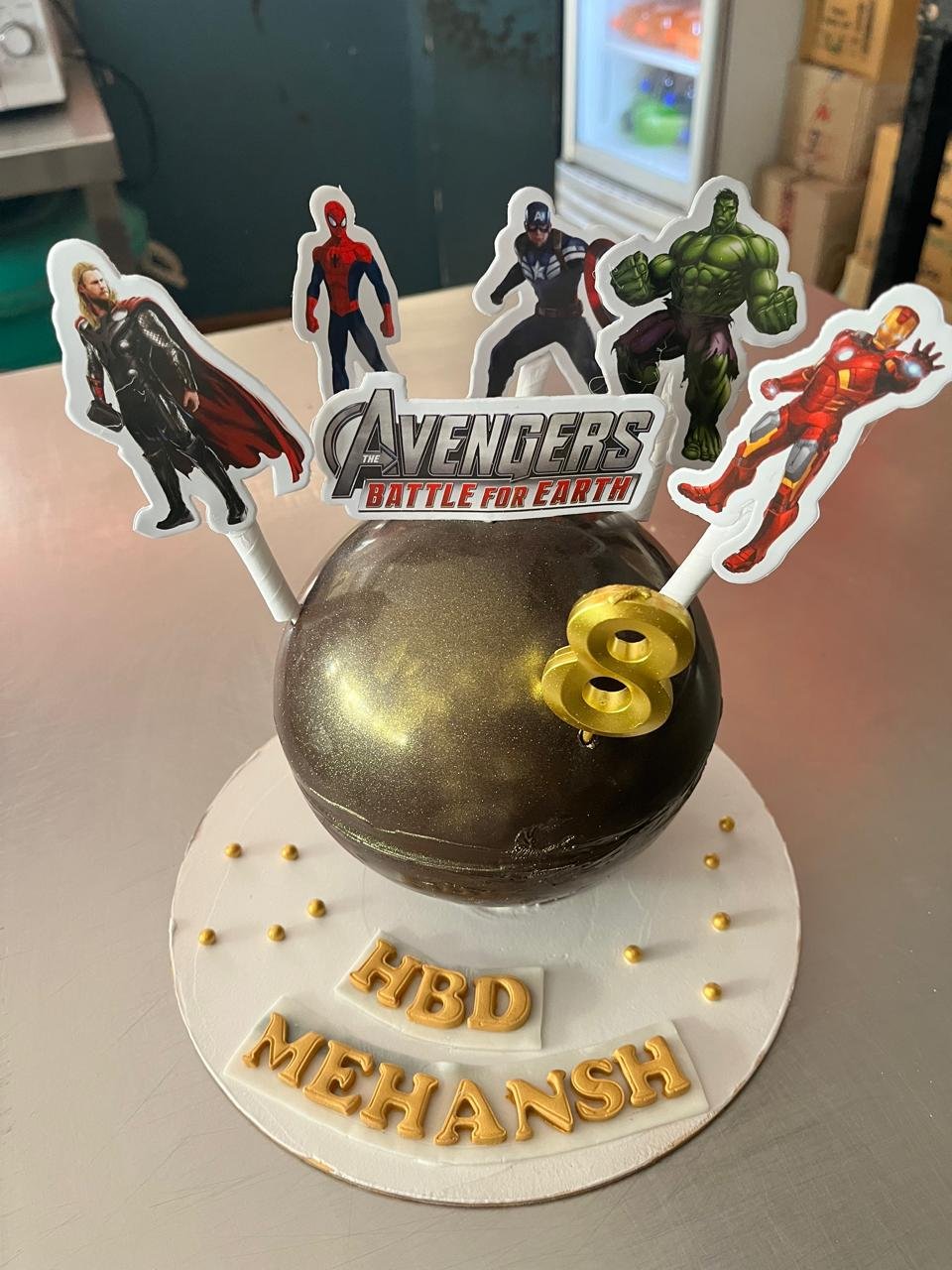 Mango Delight Birthday Cake